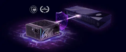 Na voljo je MSI-jeva tehnologija GPU Safeguard+, ki pomaga zaščititi grafične kartice z napajalnim priključkom 12V-2x6