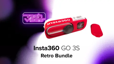 Kijelzős pod helyett retro keret és extra akku? Insta360 Go 3S Retro Bundle - Tech Vibes