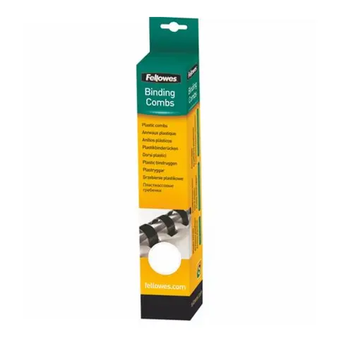 FELLOWES 10 mm plastic binding comb for 41-55 sheets white