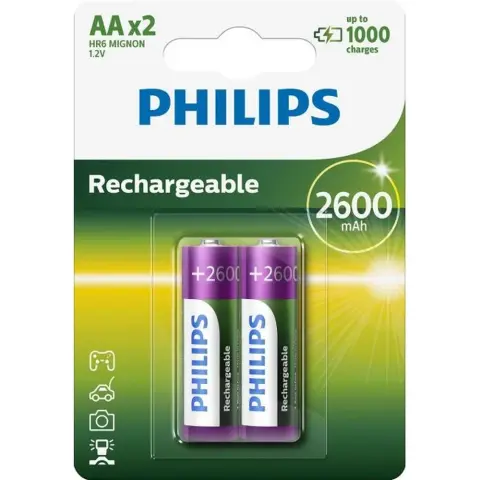 PHILIPS Multilife ceruza akku (AA) 2600mAh 2db