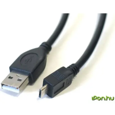 KOLINK USB Micro USB Átalakító Fekete 1.8m KKTU21MB