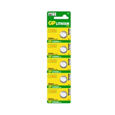 GP CR1616 Lithium gombelem (CR) 5db