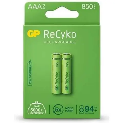 GP ReCyko+ mikro ceruza akku (AAA) 850mAh 2db