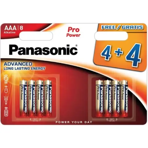 PANASONIC Pro Power mikro ceruza elem (AAA) 8db