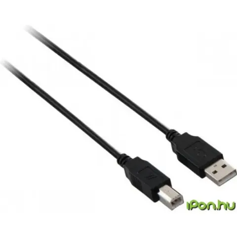 V7 USB Összekötő Fekete 5m V7E2USB2AB-05M