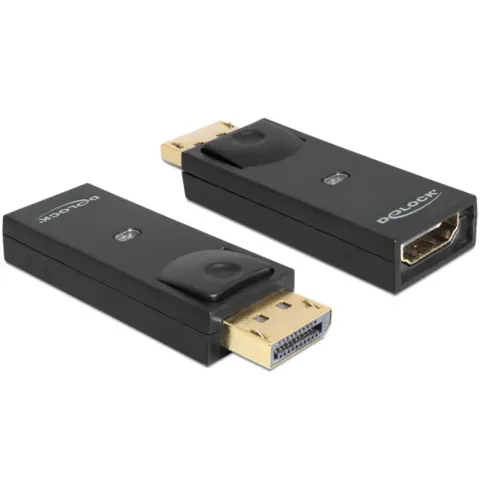 DELOCK DisplayPort HDMI Átalakító Fekete 5cm 65258