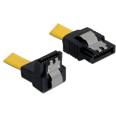 DELOCK SATA Összekötő Sárga 30cm 82806