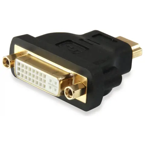 EQUIP HDMI DVI-D Átalakító Fekete 3cm 118909