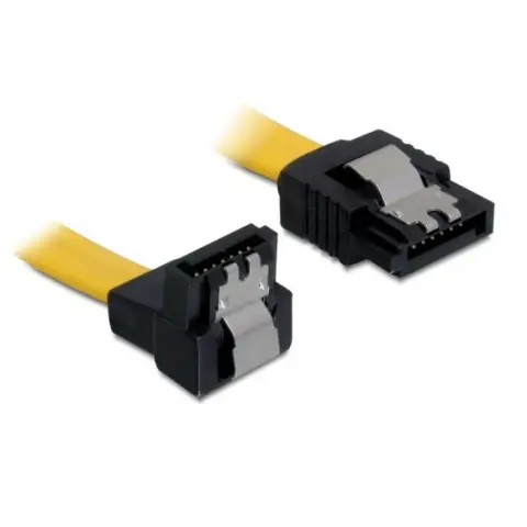 DELOCK SATA Összekötő Sárga 50cm 82811