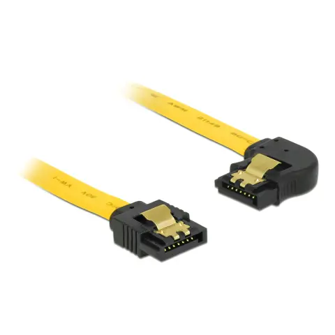 DELOCK SATA Összekötő Sárga 70cm 82826