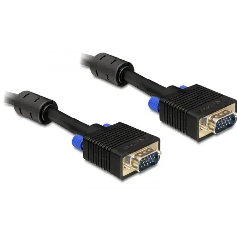 DELOCK VGA/D-Sub Összekötő Fekete 2m 82557