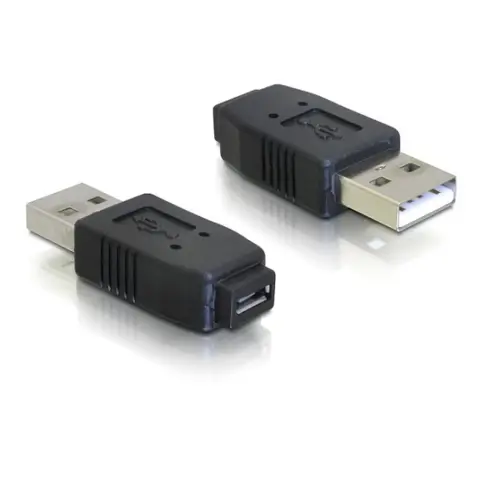 DELOCK Micro USB Adapter Black 4cm 65029