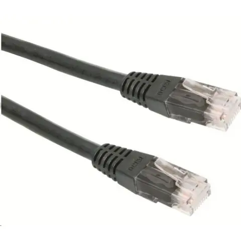 GEMBIRD Cablu de conectare UTP CAT5E Negru 50cm PP6-0.5M/BK
