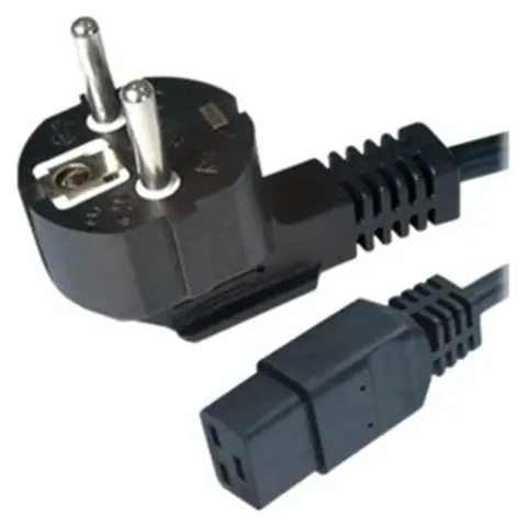 GEMBIRD 230V-os IEC Tápkábel Fekete 1.8m PC-186-C19