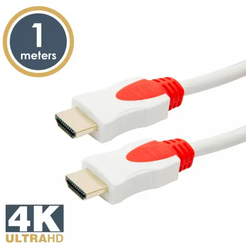 DELIGHT HDMI Összekötő Fehér 1m 20421