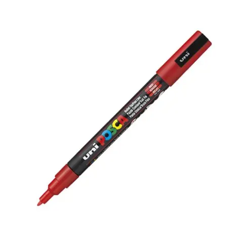 UNI Posca PC-3M paint marker 0.9 - 1.3 mm red