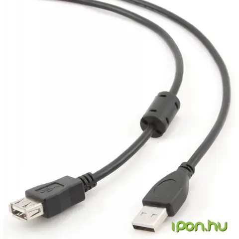 GEMBIRD USB Hosszabbító Fekete 1.8m CCF-USB2-AMAF-6