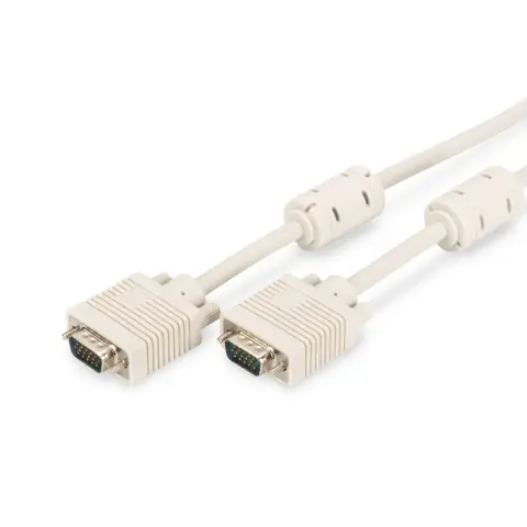 DIGITUS VGA/D-Sub Összekötő Szürke 1.8m AK-310103-018-E