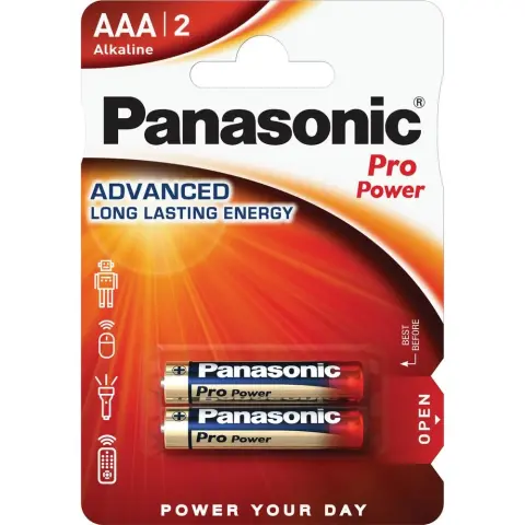 PANASONIC Pro Power mikro ceruza elem (AAA) 2db