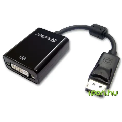 SANDBERG DisplayPort DVI-D Átalakító Fekete 5cm 508-45