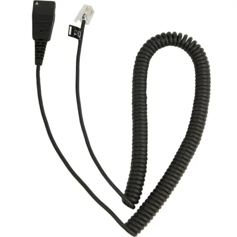 JABRA Quick Disconnect RJ-10 Átalakító Fekete 2m 8800-01-06