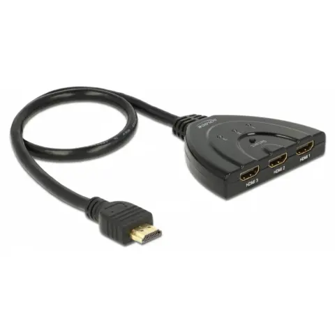 DELOCK HDMI Elosztó Szürke 60cm 87619