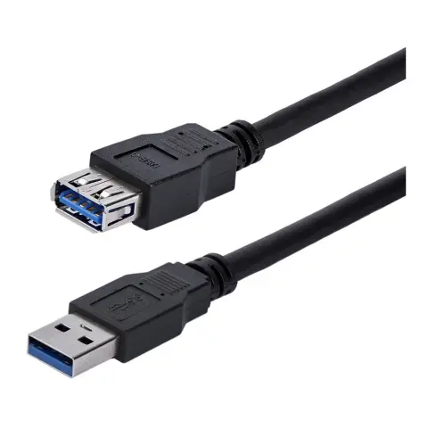 STARTECH USB 3.0 Hosszabbító Fekete 1m USB3SEXT1MBK
