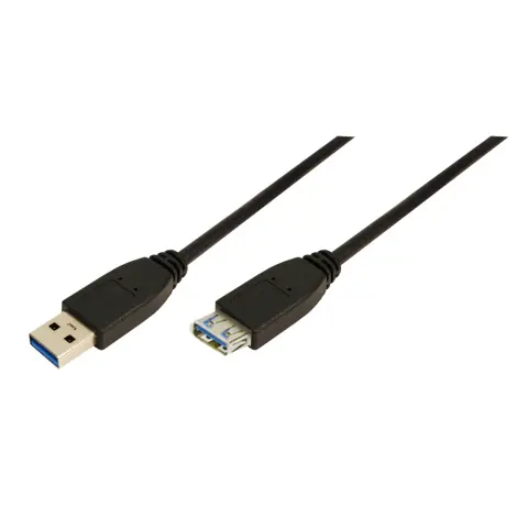LOGILINK USB 3.0 Hosszabbító Fekete 2m CU0042