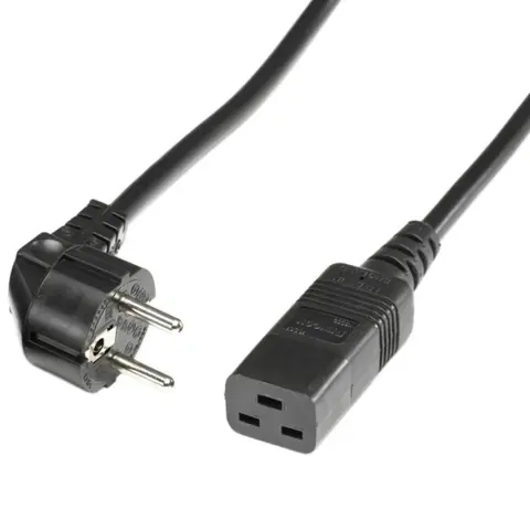 ROLINE 230V-os IEC Kabel za napajanje Crno 2m 19.08.1552-14