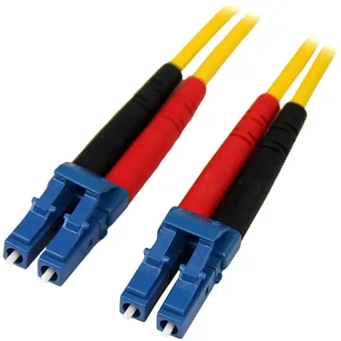 STARTECH Fiber Optic LC Összekötő Sárga 10m SMFIBLCLC10
