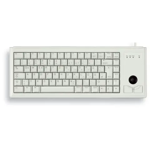 CHERRY Compact-Keyboard G84-4400 trackball Angol szürke