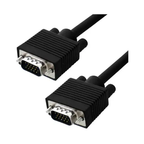 VGA/D-Sub Összekötő Fekete 2m CABLE-177