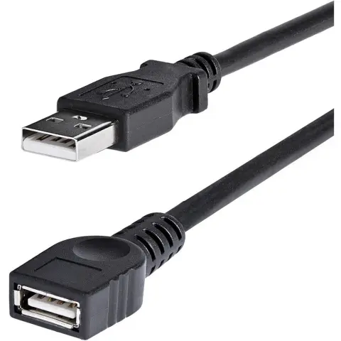 STARTECH USB Hosszabbító Fekete 1.8m USBEXTAA6BK