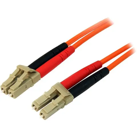 STARTECH Fiber Optic LC Összekötő Narancssárga 10m 50FIBLCLC10