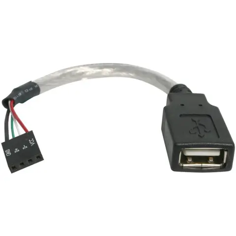 STARTECH Pin header USB Csatlakozó Fekete 15cm USBMBADAPT