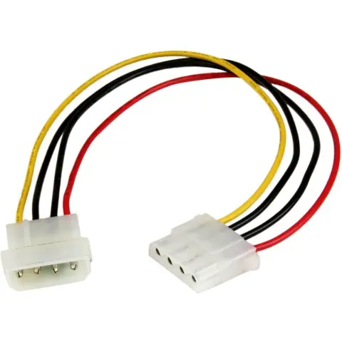 STARTECH Molex Extension Black 30cm LP4POWEXT12