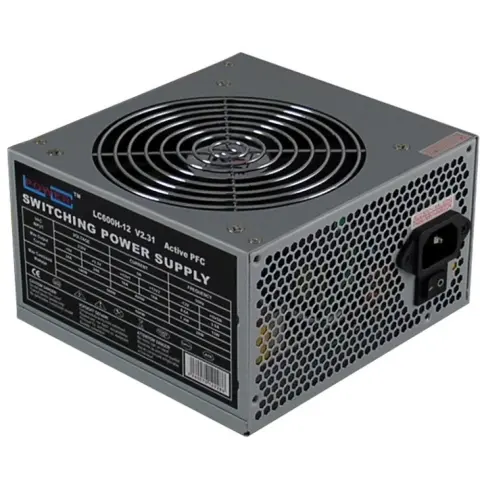 LCPOWER LC600H-12 V2.31 600W 80 Plus White tápegység