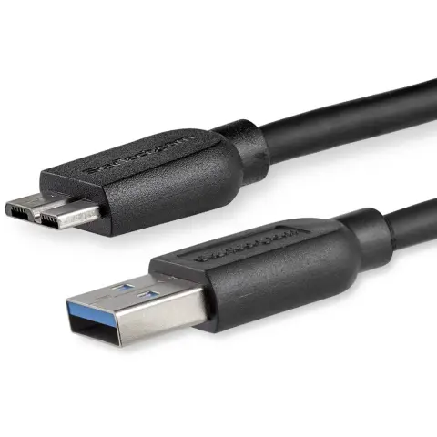 STARTECH USB 3.0 USB 3.0 Micro-B Átalakító Fekete 2m USB3AUB2MS