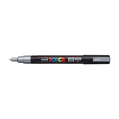 UNI Posca PC-3M Paint Marker 0.9 - 1.3 mm silver