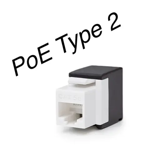 KELINE UTP Keystone Črno-beli 5cm KEJ-C5E-U-TL