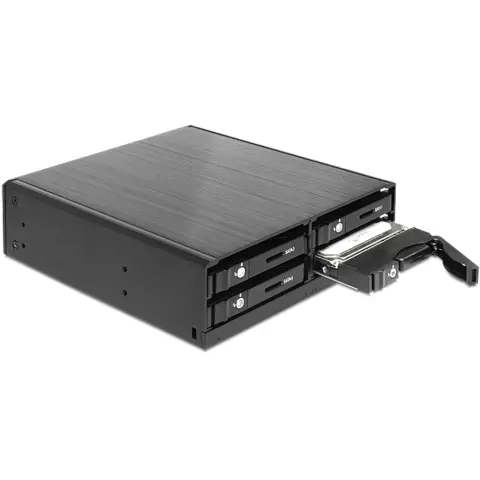 DELOCK 47220 5.25"-es mobil frame 4 x 2.5"-es SATA HDD - SSD -hez