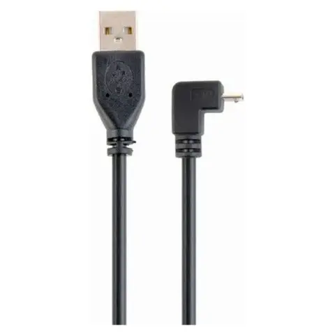 GEMBIRD USB Micro USB Átalakító Fekete 1.8m CCP-mUSB2-AMBM90-6