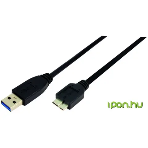 LOGILINK USB 3.0 USB 3.0 Micro-B Átalakító Fekete 2m CU0027