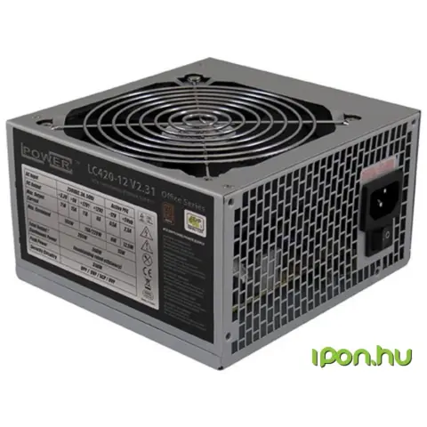 LCPOWER LC420-12 V2.31 350W 80 Plus White tápegység