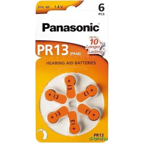 PANASONIC PR13 slušni aparat element 6kom