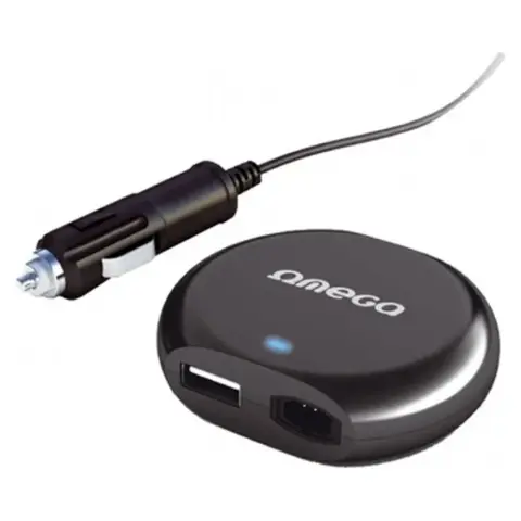 OMEGA Universal Laptop Charger Auto 2-in-1