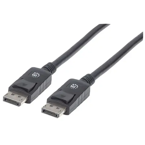 MANHATTAN DisplayPort 1.2/1.2a Összekötő Fekete 2m 307116