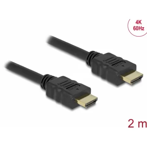DELOCK HDMI Összekötő Fekete 2m 84714