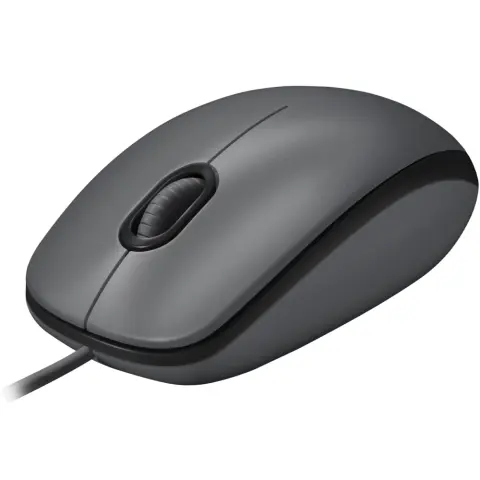LOGITECH M100 Optikai vezetékes egér USB - fekete
