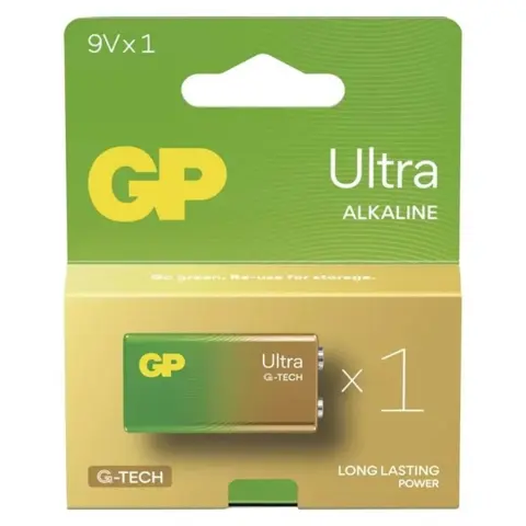 GP Ultra 9-Volt-Batterie (E) 1 Stk.
